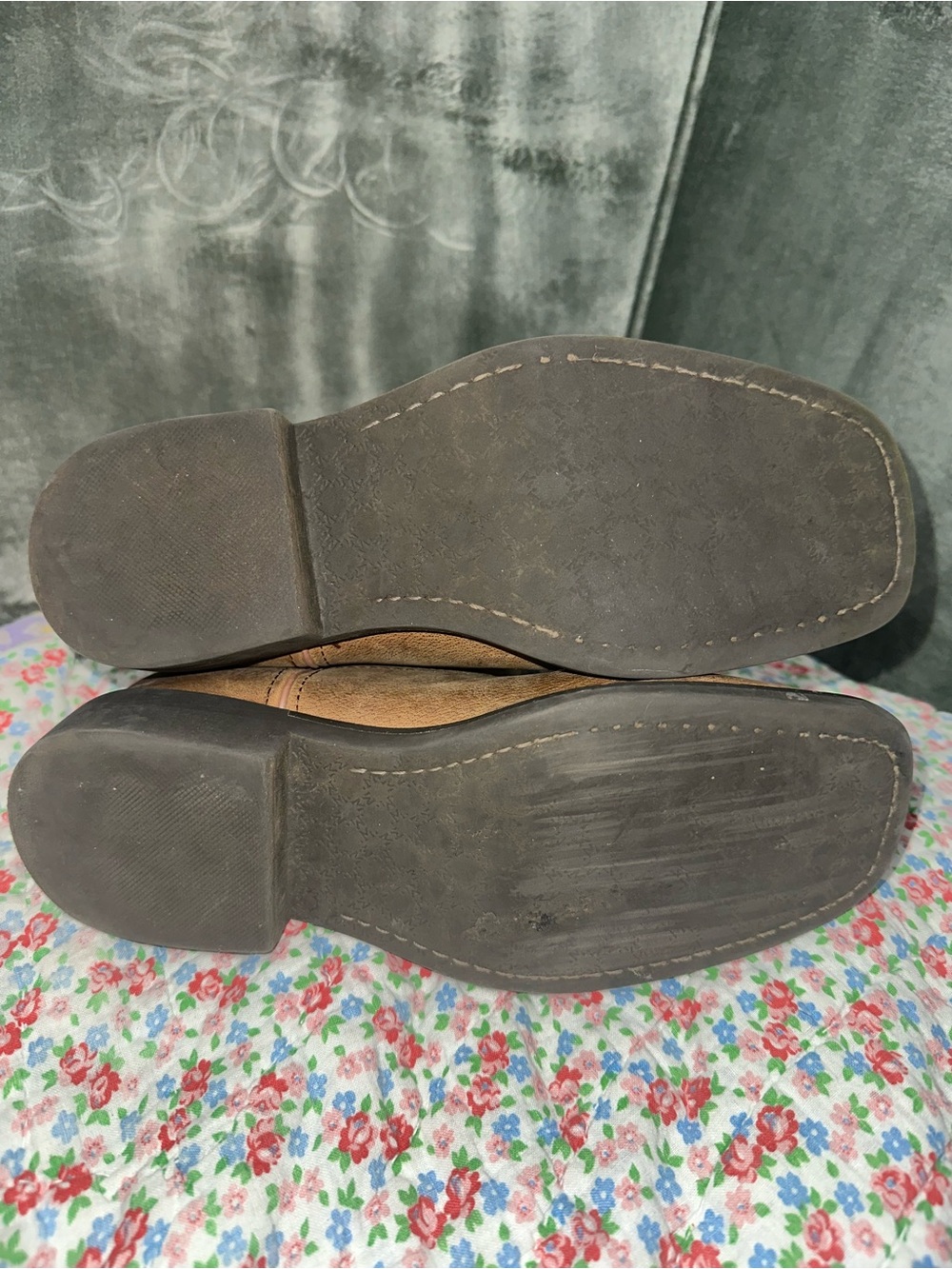 Shyanne Brown Leather Pull-Tab Cowgirl Boots - Picture 4 of 5